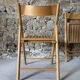 4 folding wooden chairs for Habitat, 1980