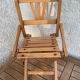 Folding wooden chair for doll