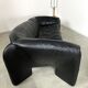 Old leather sofa design Strassle Collection of the 80