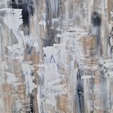 Abstract painting table