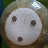 Japanese-style glazed terracotta vase