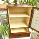 1950 vintage pharmacy or toilet cabinet in waxed wood