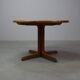 Scandinavian solid pine extendable dining table