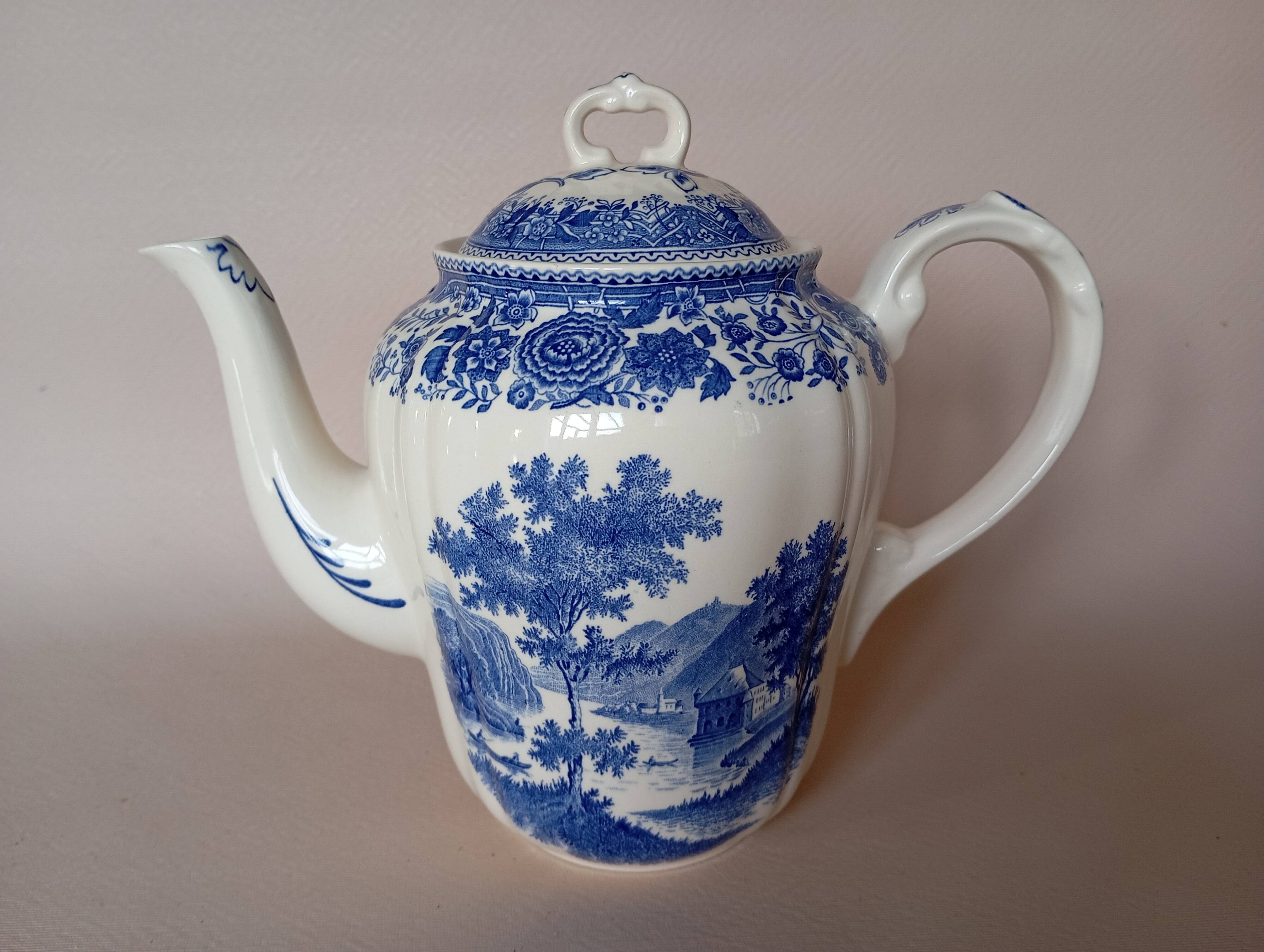 Verseuse 'Burgenland' bleu Villeroy & Boch
