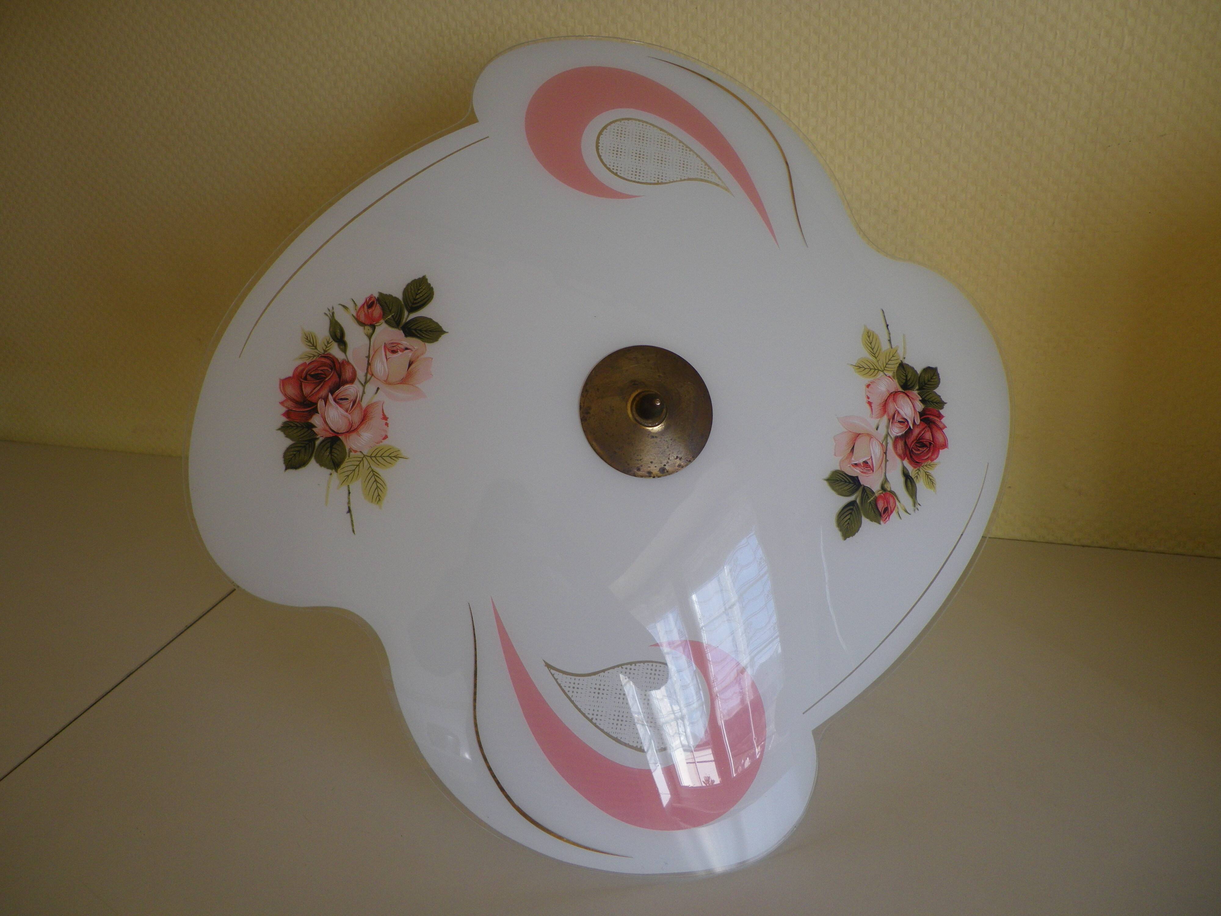 Suspension Mid-Century, Rhodoid, Free Form, Italy, 1950s