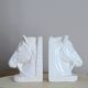 Beautiful pair of vintage ceramic bookends (D-0022)