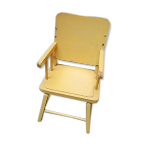Chaise pour enfant en - jaune