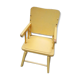 Children's chair in yellow wood