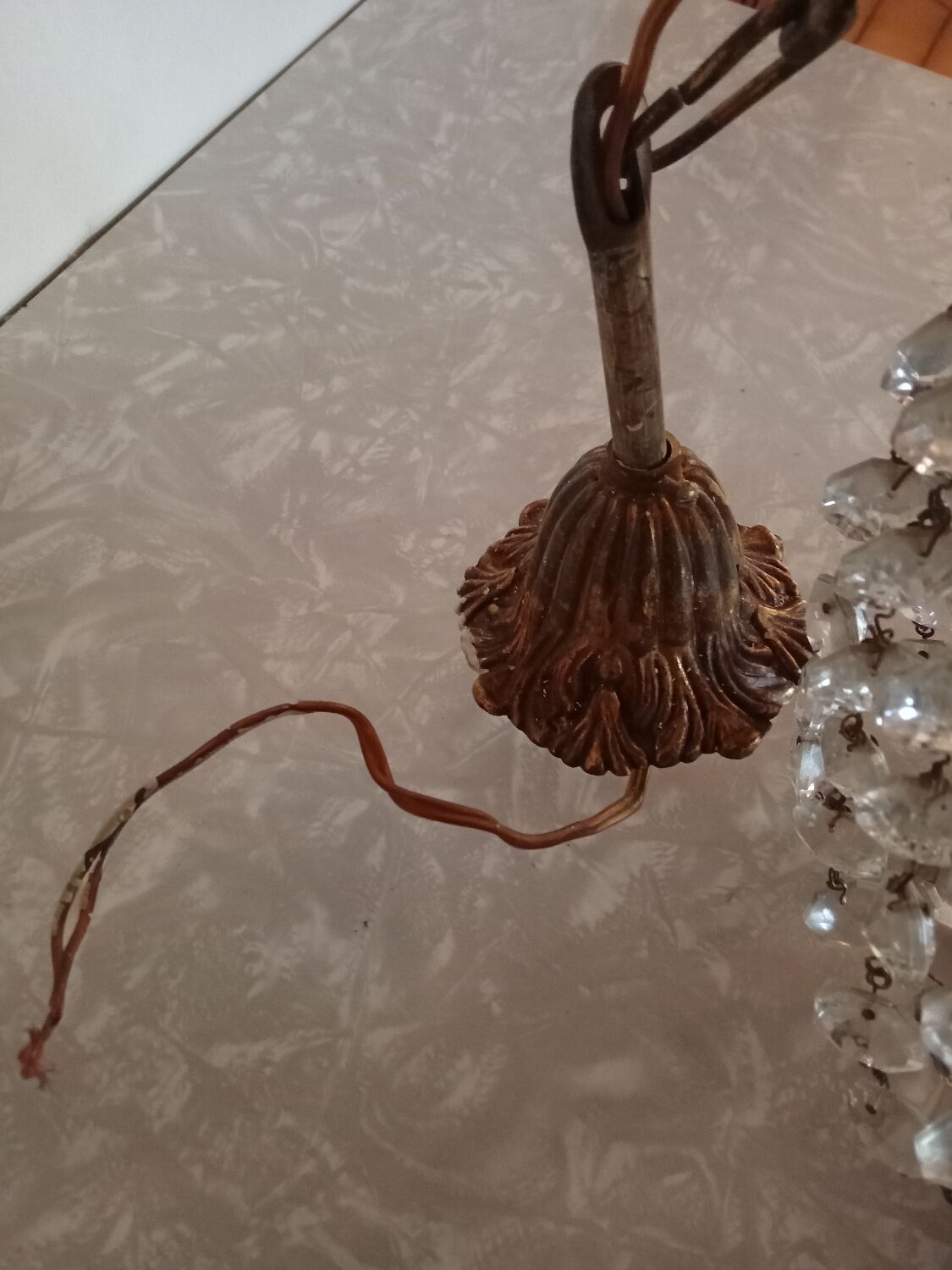 Balloon chandelier with tassels