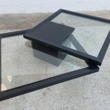 Coffee table swivel top