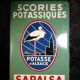 Plaque Emaillée Publicitaire Potasse d'Alsace Saralsa
