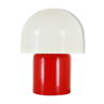 Red and white 'Mushroom' table light by Dijksta Lampen