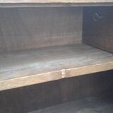 Oak art deco corner unit