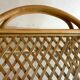Table d’appoint vintage en rotin