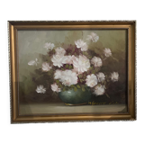 Natur dead vase with peonies
