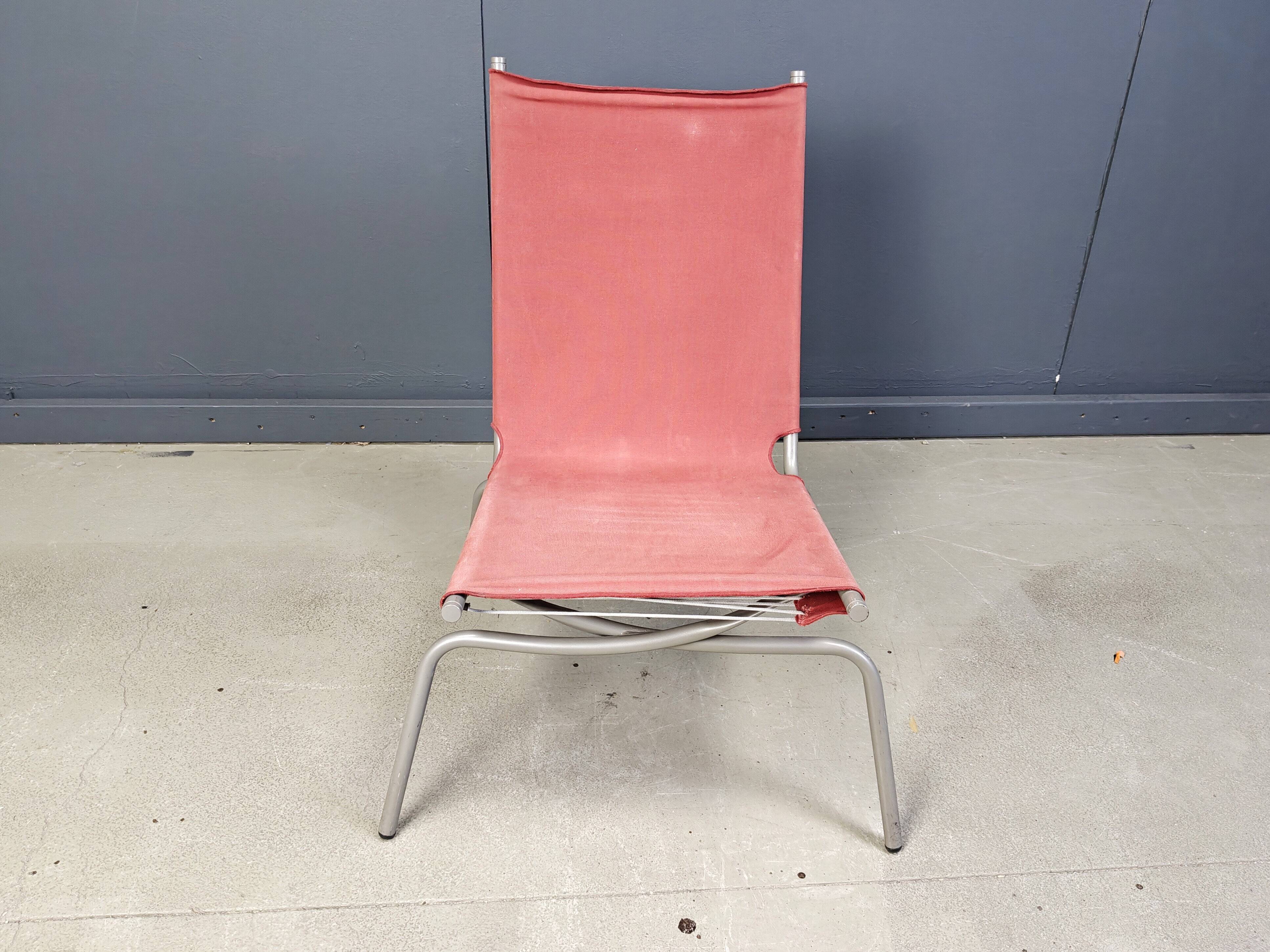 Vintage crossed legged lounge chair by Fabiaan Van Severen, 1990s