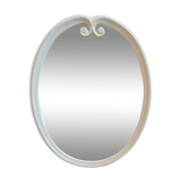 White metal mirror from 1970