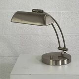 Articulated desk lamp in chrome metal