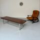 Antique "Panter" hanging armchair in Scandinavian design leather Westnofa an70