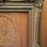 Cadre en bois et stucs dorés de style Louis XV - 70 x 50 cm