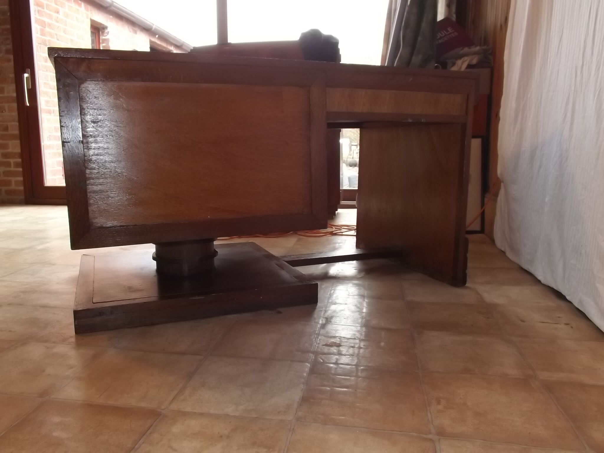 Desk oak art deco 1940