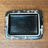 West German pottery box, fat lava WGP from the mid-century with lid, 1960s.