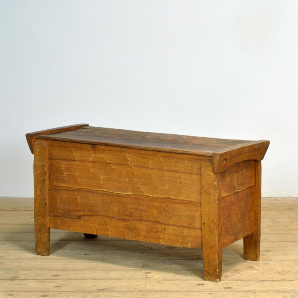 Coffre de berger ancien, années 1850