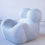 Italian Big Mama Up Chair & Ottoman attributed to Gaetano Pesce for B&B Italia, 2000, Set of 2