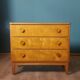 Commode danoise à trois tiroirs en bouleau, années 1960.