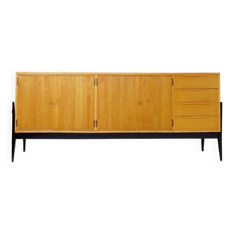 De Coene four-door, four-drawer sideboard (c.1956) - Alfred Hendrickx style Belgium 1950s