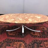 Coffee table in pink marble 1970