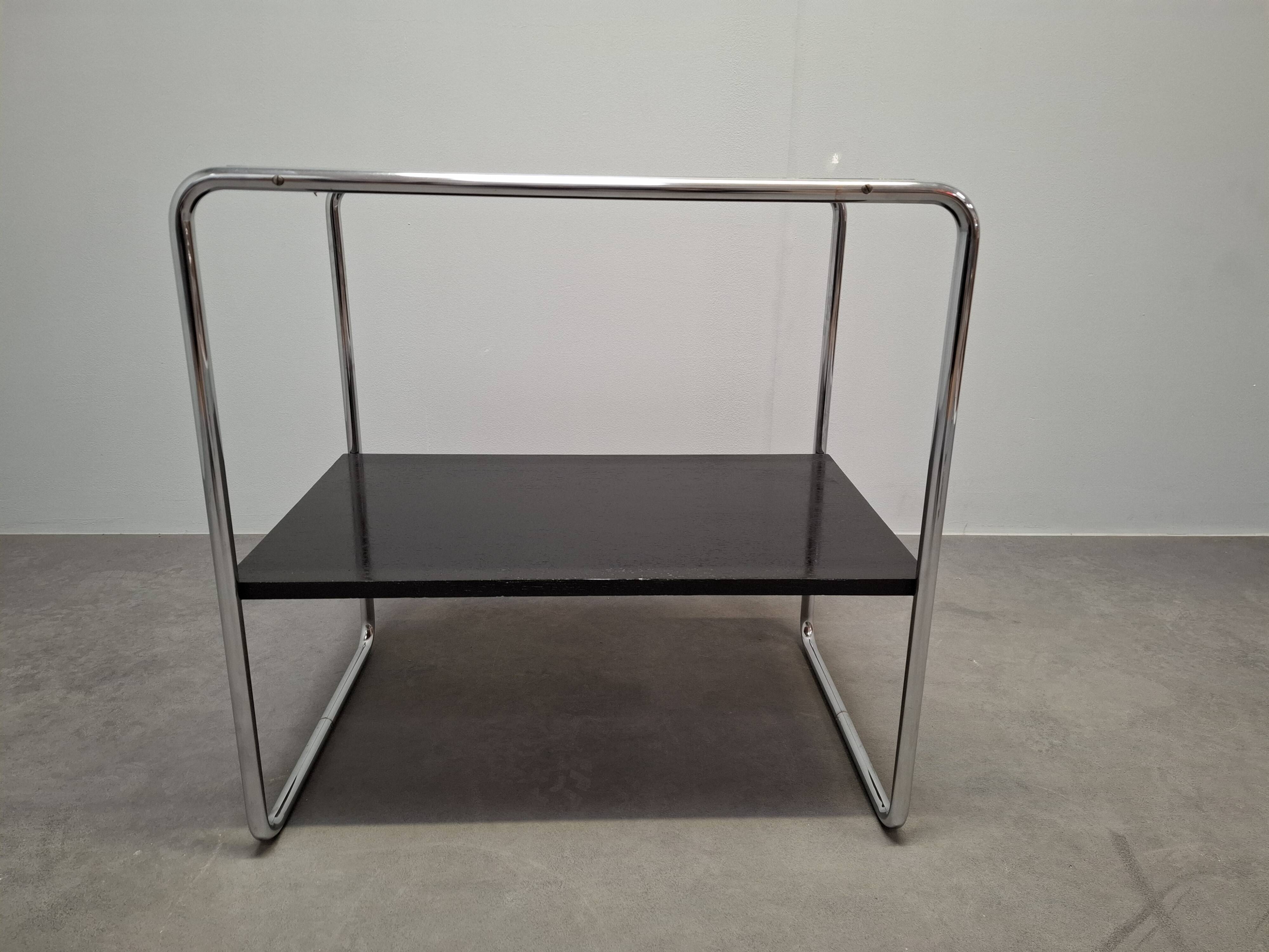 Bauhaus Side Table Attributed to Marcel Breuer, Czechoslovakia