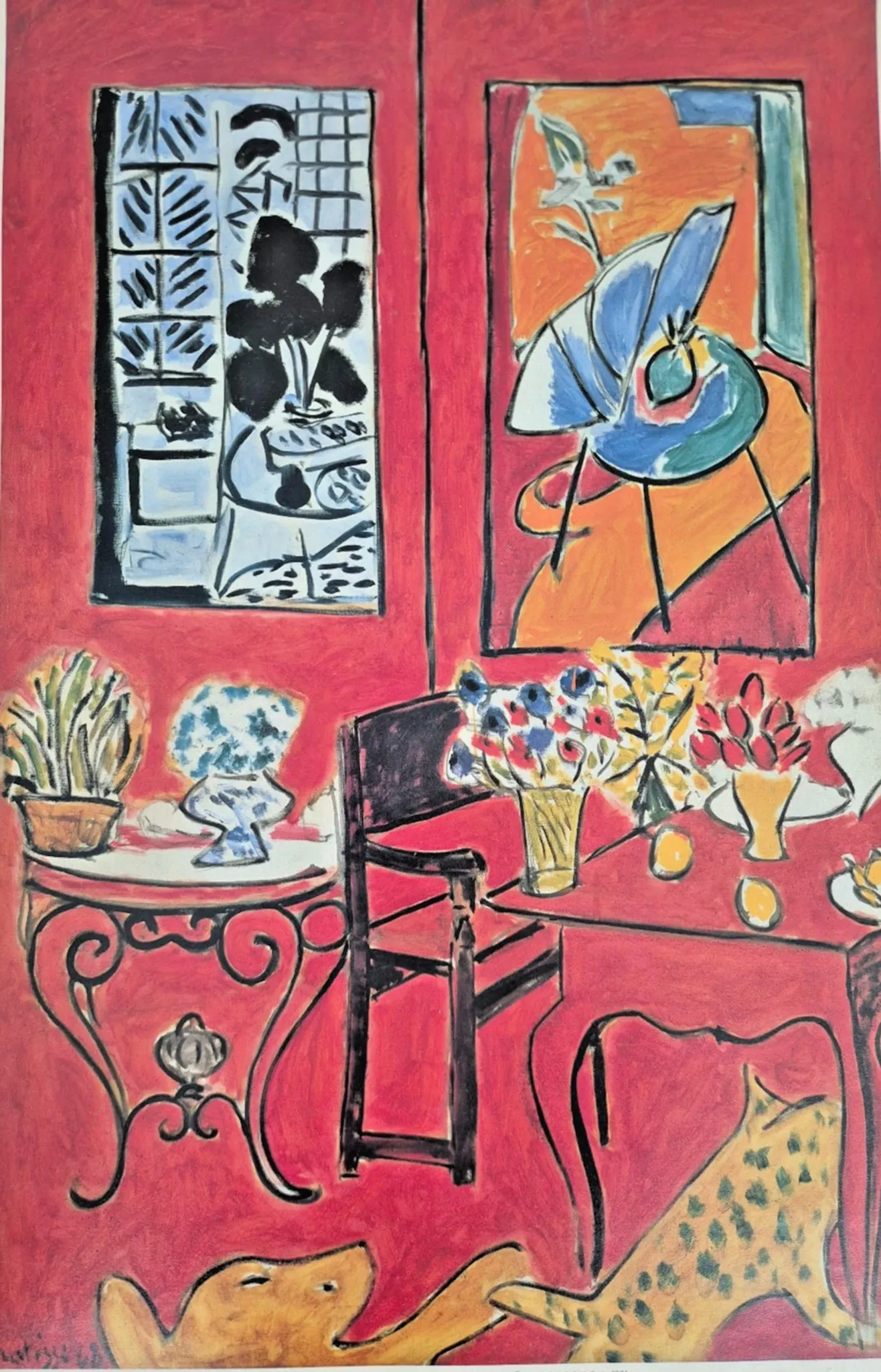 Matisse - Large Red Interior 1948 - Japan 1981 - Original poster