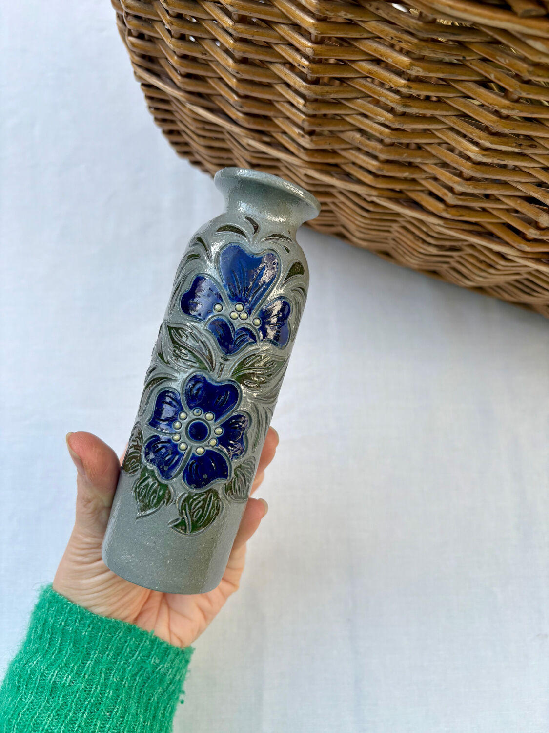 Alsace stoneware soliflore