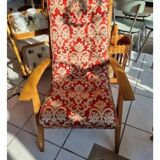Vintage free span armchair