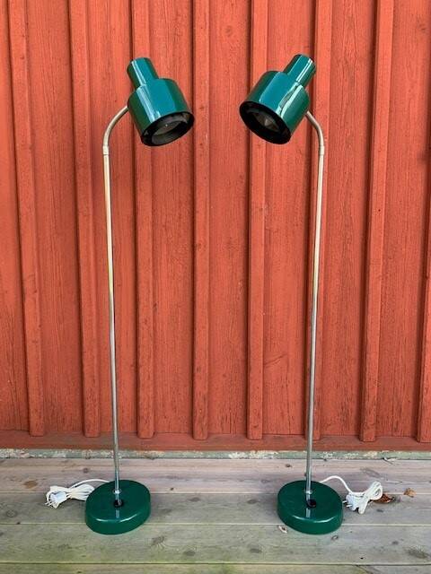 Paire de lampadaires / projecteurs - suède années 60/70