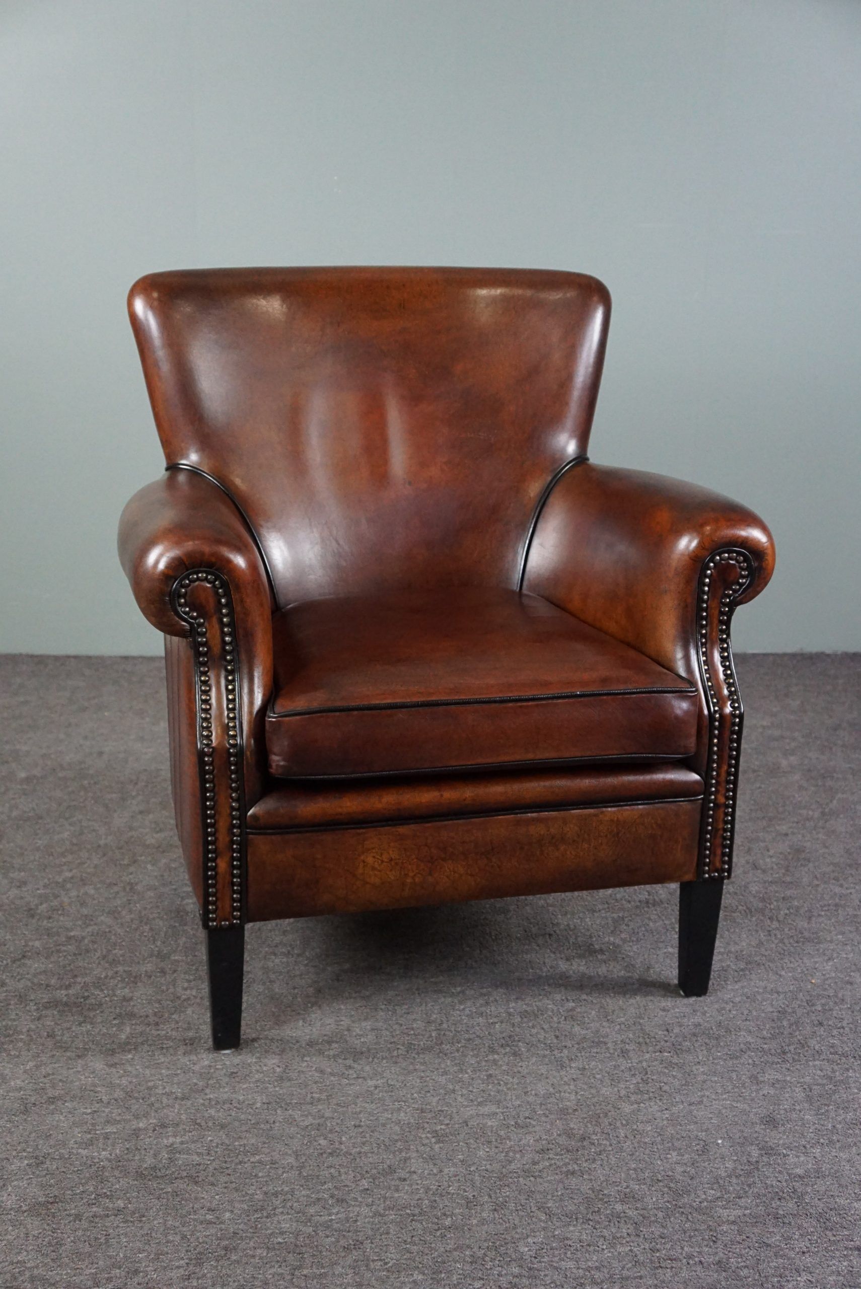 Fauteuil en cuir de mouton Lounge Atelier