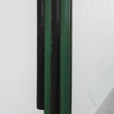 French Art Deco mirror in green carved wood, 1930s