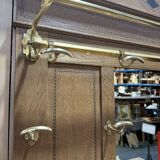 Coat rack - Solid oak wardrobe