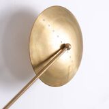 6-light wall sconce in patinated brass, contemporary work