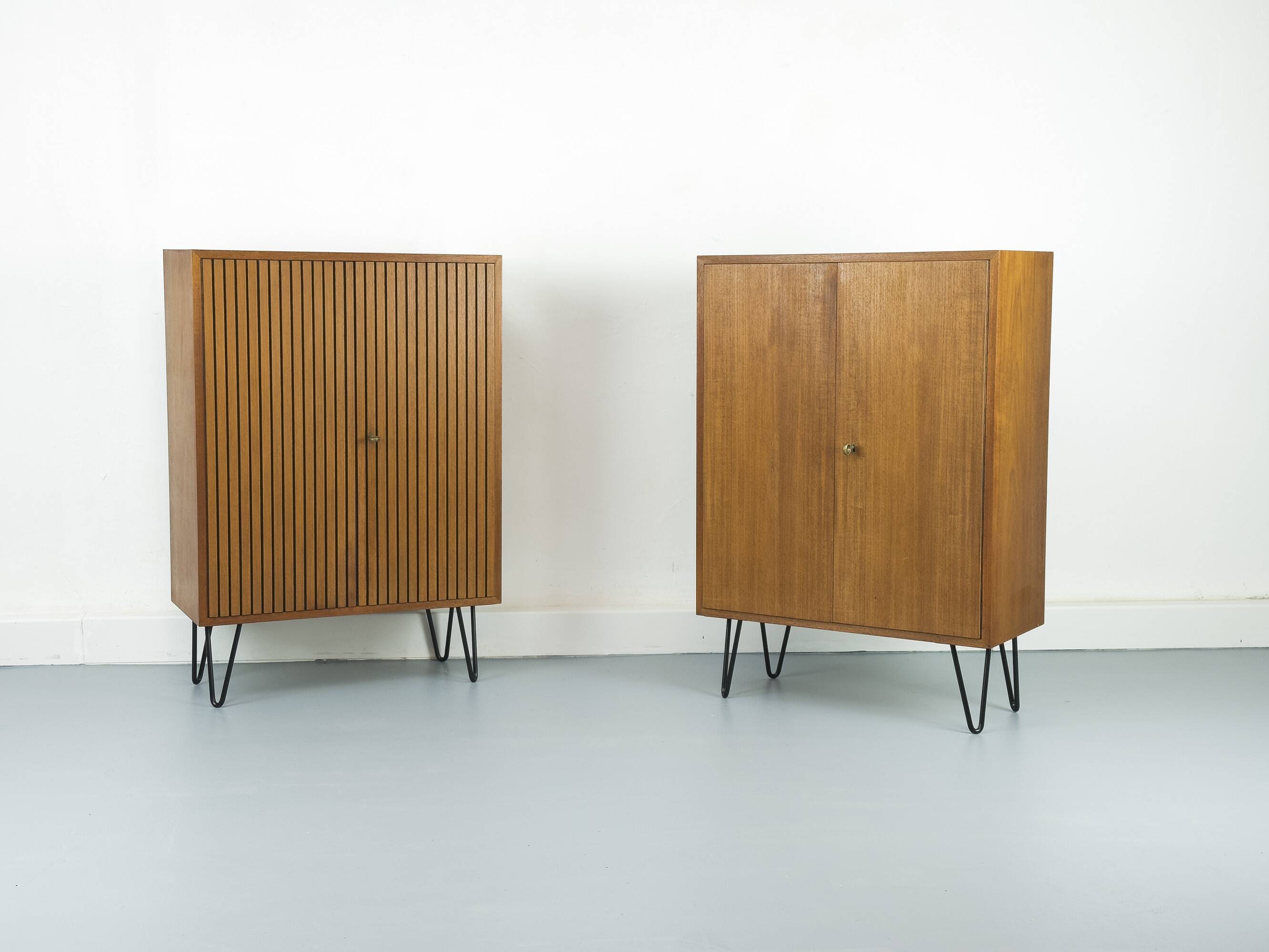 Mid-Century Teak Cabinets from Idee Möbel, 1960s, Set of 2