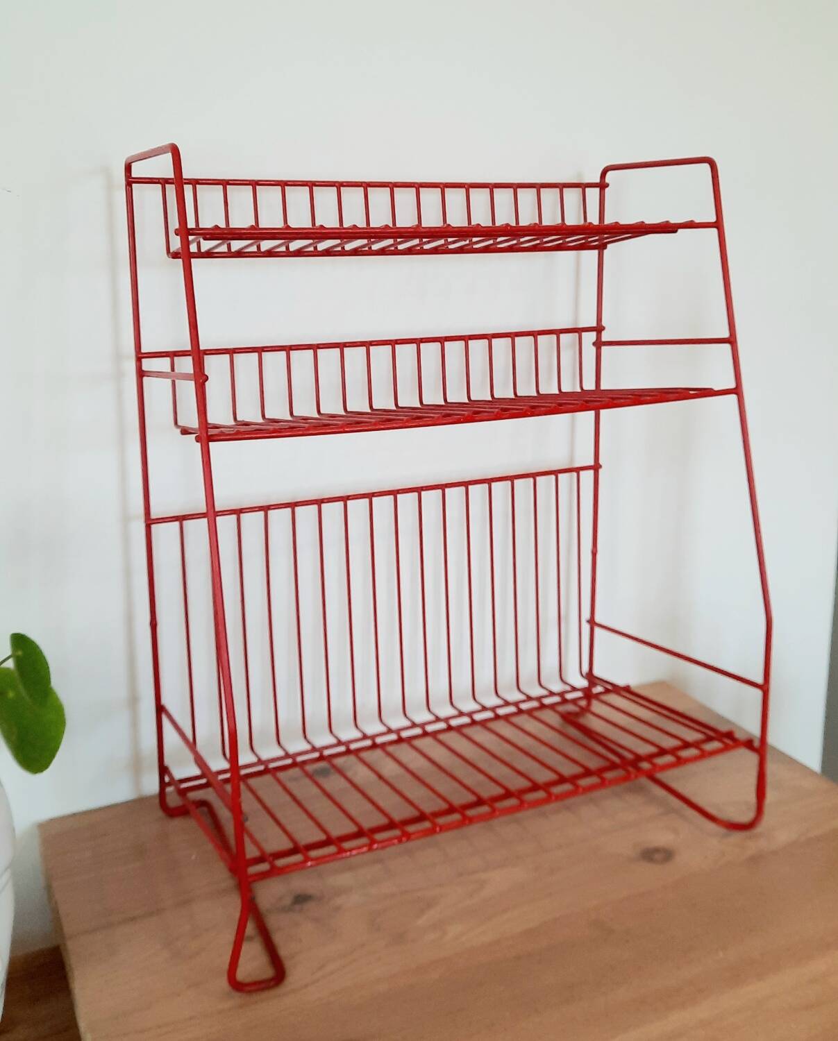 Vintage metal shelf