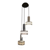 Raak pendant trio with canopy