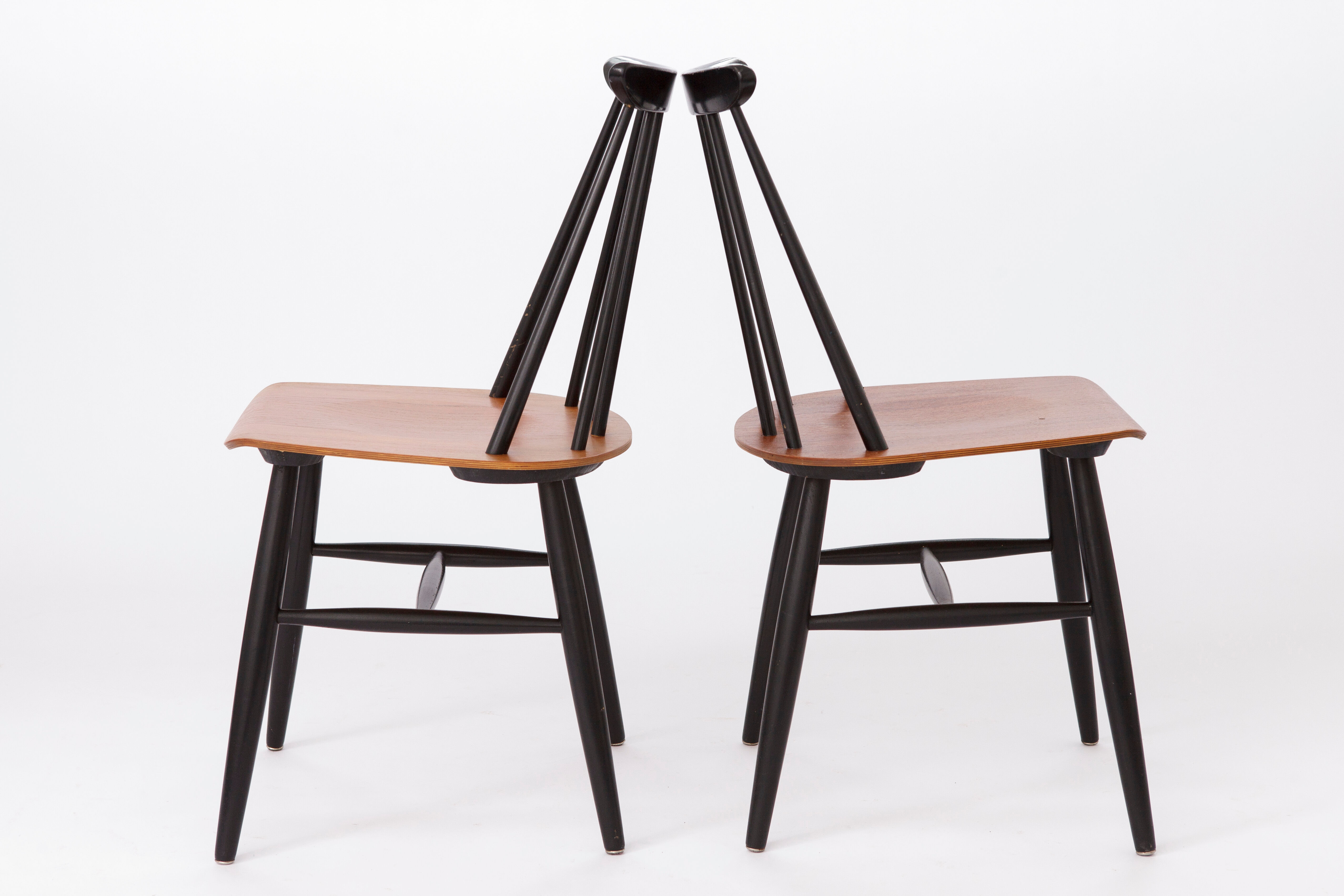 Paire de chaises Fanett d'Ilmari Tapiovaara pour Asko 60/70