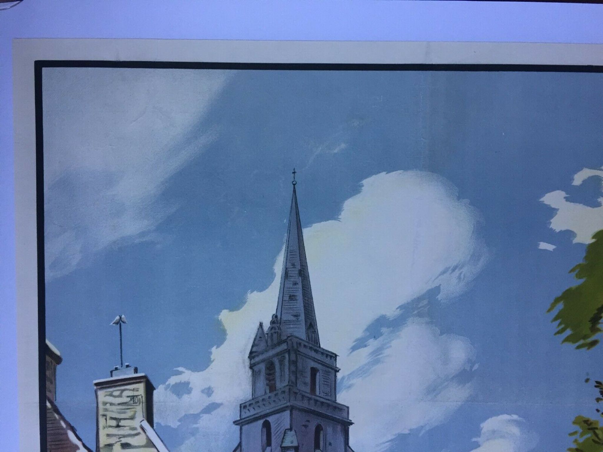 Original Tourism Poster "La Bretagne Pittoresque Lannion" 62x100cm 1930