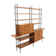 Scandinavian “bar” bookcase “Prydno”, Bröderna Gustafssons, Sweden, 1950