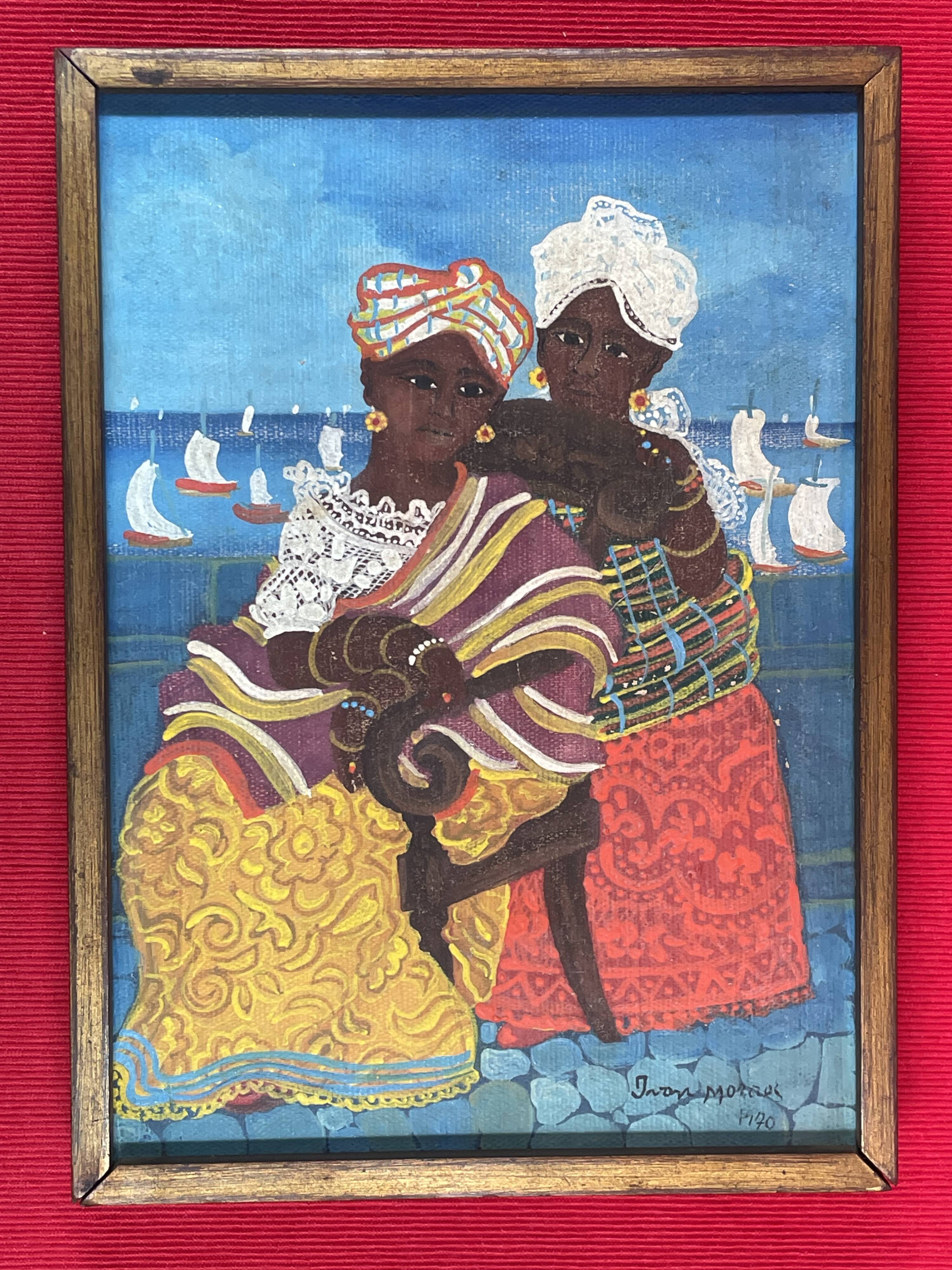 Ivan Moraes - Two Bahian women 1970 - Brazil