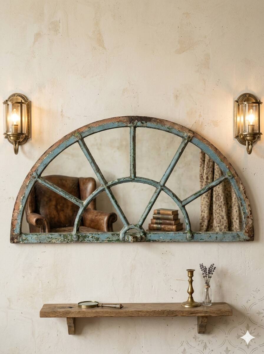 Old wrought iron full riveted gates from the 19th century.