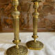 Golden candlesticks