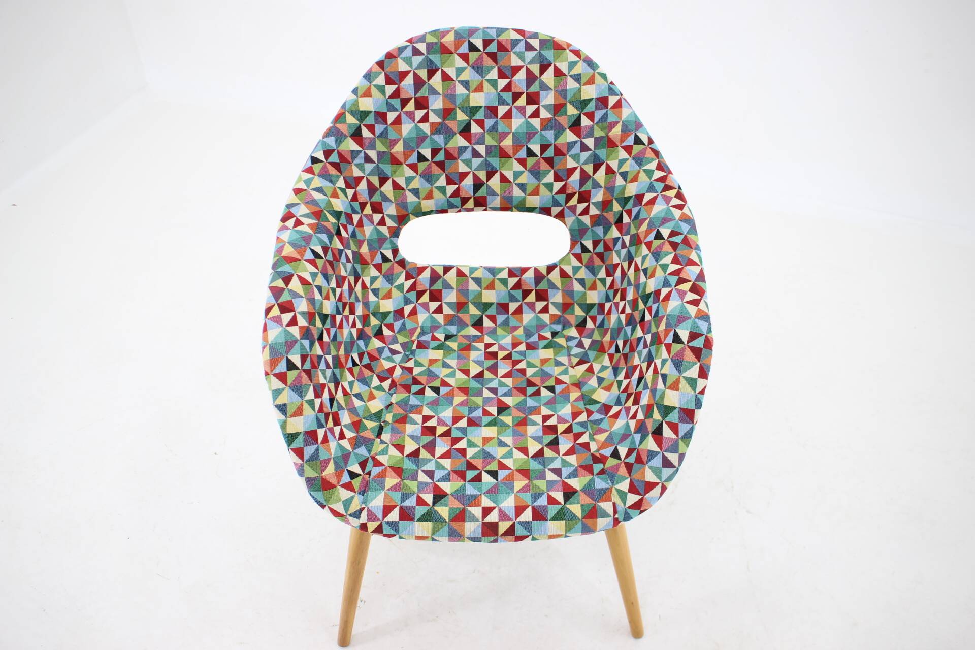 1960s Miroslav Navratil Shell Lounge Chair, Czechoslovakia